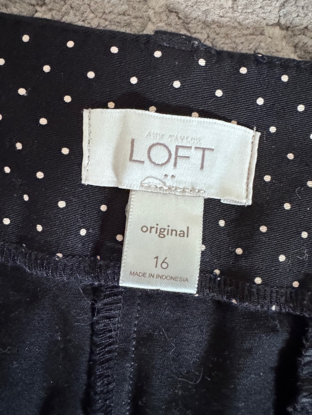 Loft polka dot pants - Picture 3 of 5